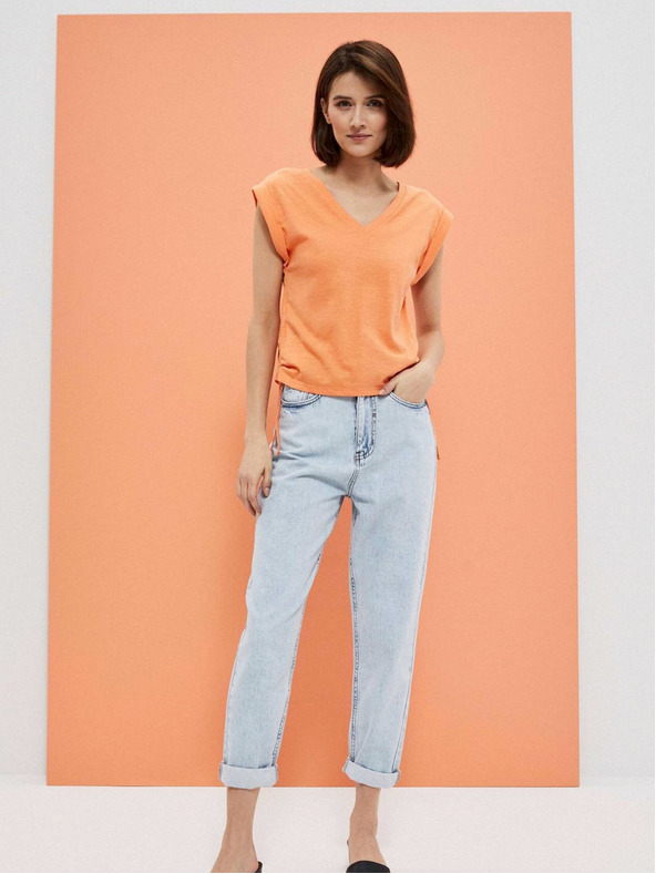 Moodo Moodo Narancssárga női póló