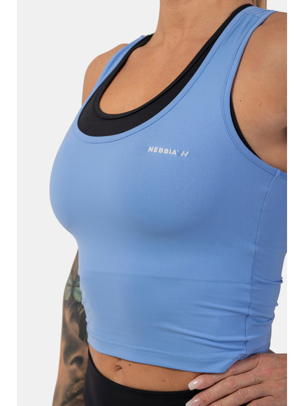 Nebbia Sportos, karcsúsított szabású crop top 422 Nebbia