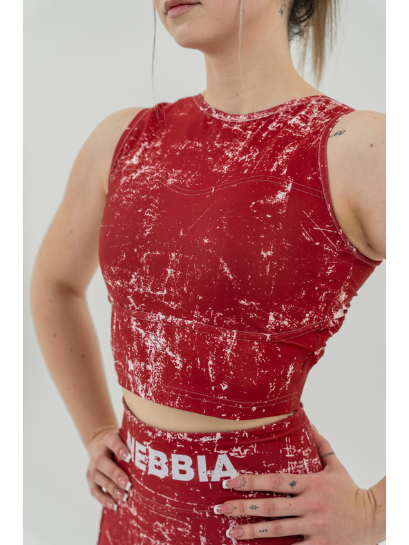 Nebbia Crop top trikó ROUGH GIRL 617