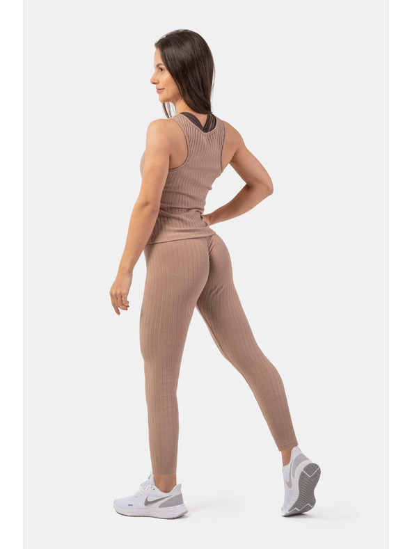 Nebbia Bordázott, organikus pamutból készült, kötött pulóver felső 414 Nebbia