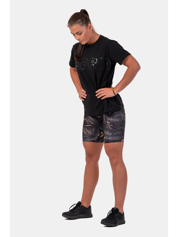 Nebbia Láthatatlan logós NEBBIA póló 602 Fekete Nebbia