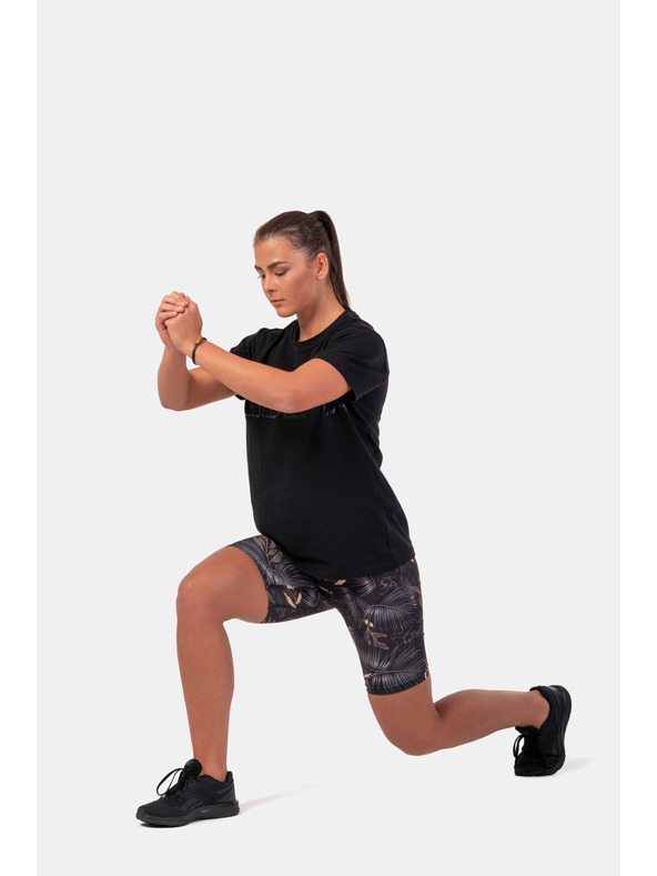 Nebbia Láthatatlan logós NEBBIA póló 602 Fekete Nebbia