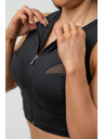 Nebbia NEBBIA Női High Support Crop Top INTENSE Mesh 842 Gold Nebbia Női magas támaszú top 842 Gold Nebbia