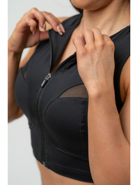 Nebbia NEBBIA Női High Support Crop Top INTENSE Mesh 842 Gold Nebbia Női magas támaszú top 842 Gold Nebbia