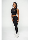 Nebbia NEBBIA Női High Support Crop Top INTENSE Mesh 842 Gold Nebbia Női magas támaszú top 842 Gold Nebbia