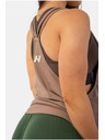 Nebbia Laza szabású "Feeling Good" tank top keresztbe forduló háttal 419 Brown Nebbia