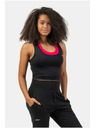 Nebbia Sportos, karcsúsított szabású crop póló 422 Fekete