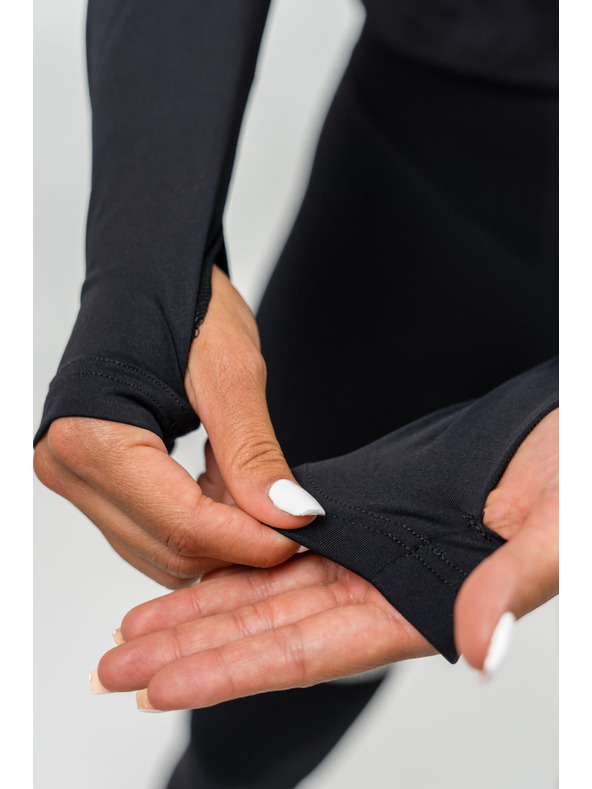 Nebbia Fekete hosszú ujjú felső TRUE HERO 242