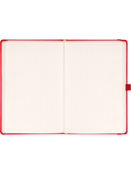 NOTIQUE NOTIQUE Notes Aprint, piros, pöttyös, 15 x 21 cm BAAGL