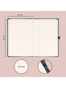NOTIQUE NOTIQUE Notes Aprint Neo, kék, pöttyös, 15 x 21 cm