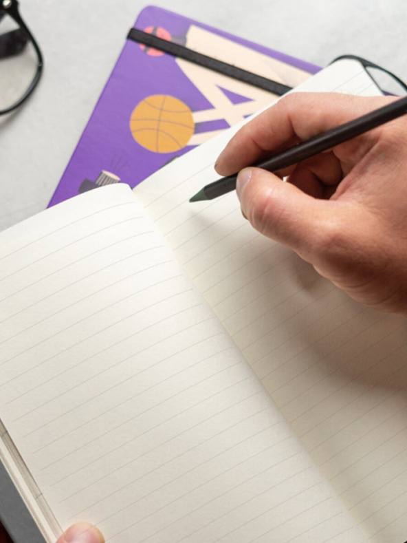 NOTIQUE NOTIQUE Notes Tomski és Polanski, bélelt, 11 x 16 cm