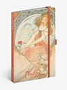 NOTIQUE NOTIQUE Notes Alfons Mucha - Festmény, bélelt, 13 x 21 cm