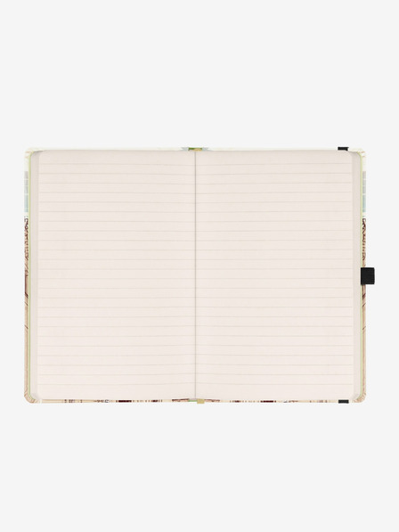 NOTIQUE NOTIQUE Notes Prága, bélelt, 13 x 21 cm