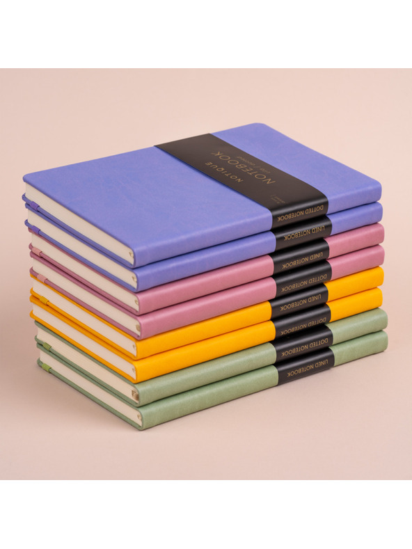 NOTIQUE NOTIQUE Notes Sárga, bélelt, 13 x 21 cm