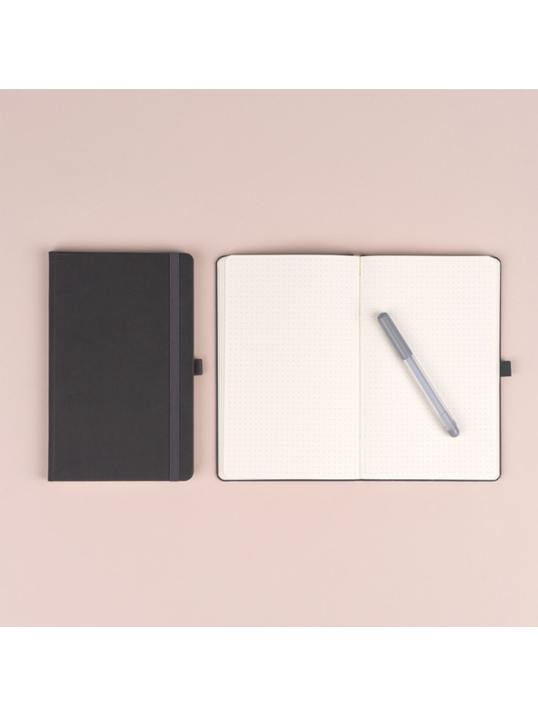 NOTIQUE NOTIQUE Notes Szürke, pöttyös, 13 x 21 cm BAAGL