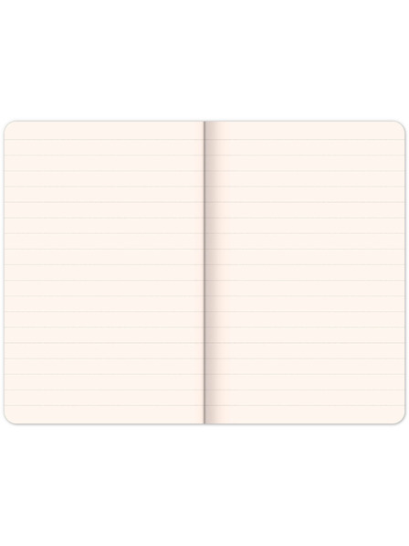 NOTIQUE NOTIQUE Notes Velvet Flamingo, bélelt, 13 x 21 cm BAAGL