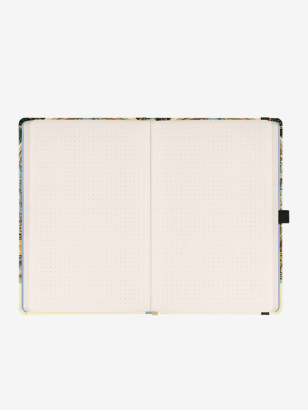 NOTIQUE NOTIQUE Notes Alfons Mucha - Zodiac, pöttyözött, 13 x 21 cm