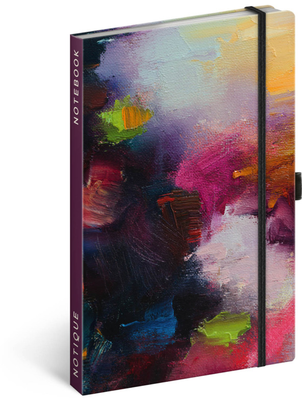 NOTIQUE NOTIQUE Notes Rózsaszín festmény, bélelt, 13 x 21 cm BAAGL