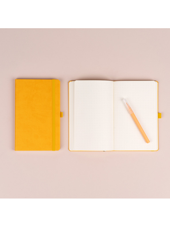 NOTIQUE NOTIQUE Notes Sárga, pöttyözött, 13 x 21 cm