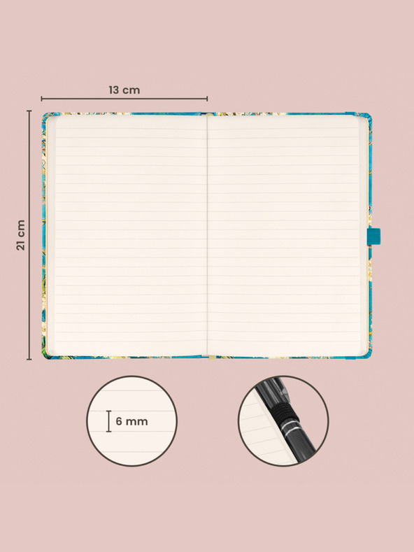 NOTIQUE NOTIQUE Notes Vincent van Gogh, bélelt, 13 x 21 cm