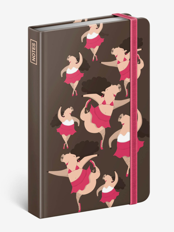 NOTIQUE NOTIQUE Notes Malacka, bélelt, 11 x 16 cm