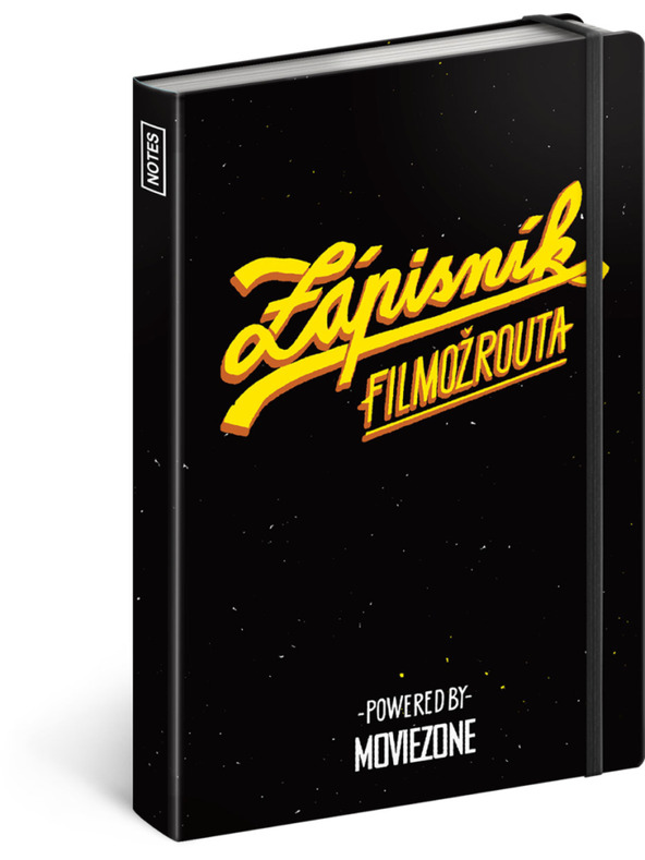 NOTIQUE NOTIQUE Notes Filmzabáló jegyzetfüzet, 13 x 21 cm