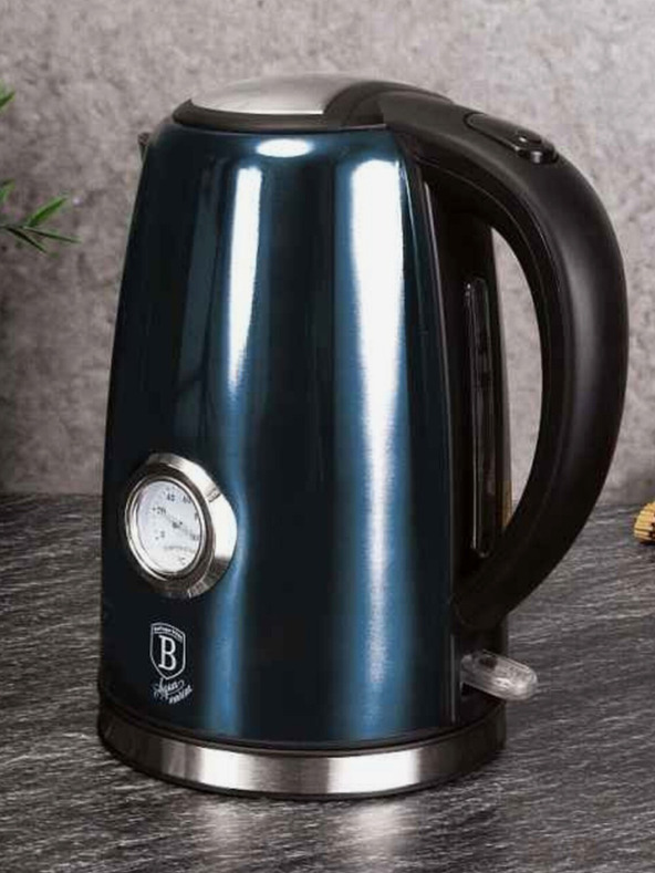 Berlingerhaus Vízforraló 1,7 l hőmérővel Aquamarine Metallic Line BERLINGERHAUS