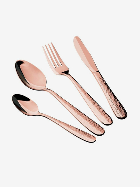 Berlingerhaus Evőeszköz készlet 24 db rozsdamentes acél Rosegold Metallic Line II BERLINGERHAUS