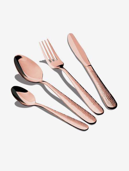 Berlingerhaus Evőeszköz készlet 24 db rozsdamentes acél Rosegold Metallic Line II BERLINGERHAUS