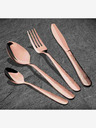 Berlingerhaus Evőeszköz készlet 24 db rozsdamentes acél Rosegold Metallic Line II BERLINGERHAUS