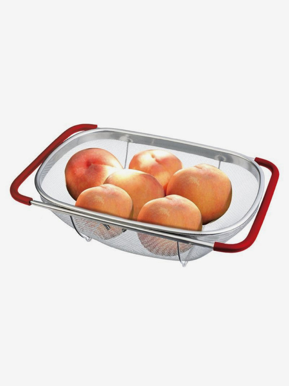 Berlingerhaus Rozsdamentes acél szűrő kihúzható fogantyúkkal a mosogatóhoz BERLINGERHAUS Burgundy