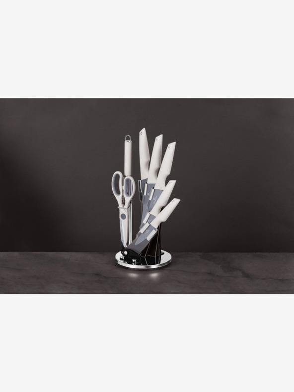 Berlingerhaus Késkészlet állványon 8 db BERLINGERHAUS Aspen Collection