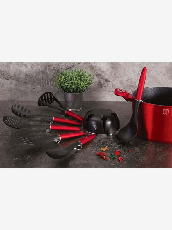 Berlingerhaus BERLINGERHAUS Burgundy Metallic Line konyhai eszközkészlet (7 db)