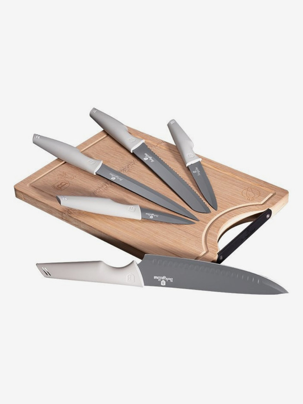Berlingerhaus Öt késből álló készlet + vágódeszka BERLINGERHAUS Aspen Collection