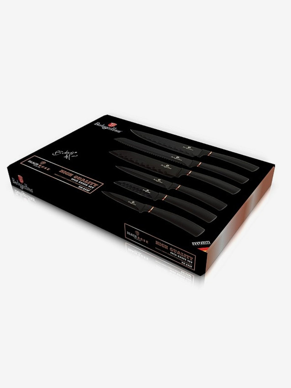 Berlingerhaus Hat darabos tapadásmentes kés szett BERLINGERHAUS Black Rose Collection