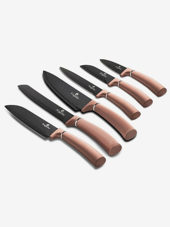 Berlingerhaus BERLINGERHAUS Rosegold Metallic Line hat darabos késkészlet tapadásmentes felülettel