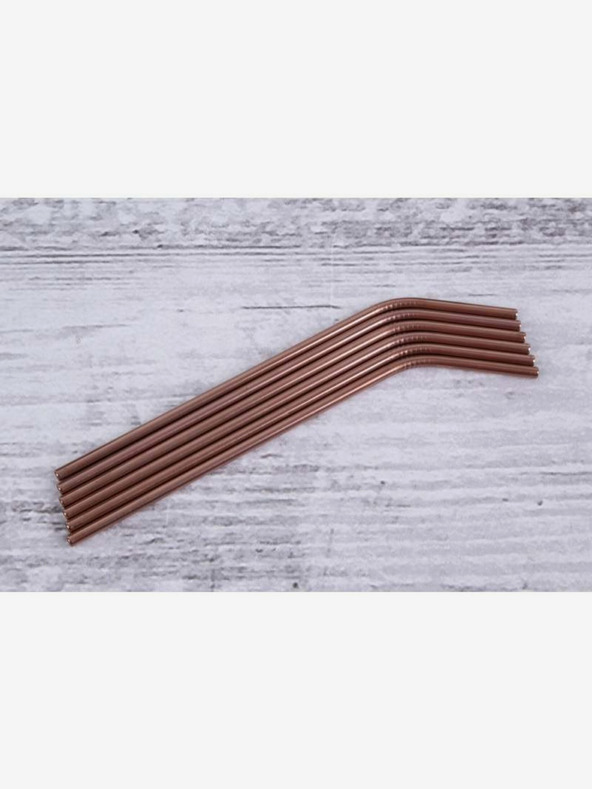 Berlingerhaus Hat darab rozsdamentes acél szívószálból álló készlet BERLINGERHAUS Rosegold