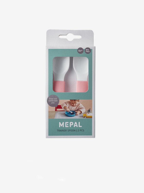 Mepal Mepal Mio 2 db rózsaszín gyermek kanál szett