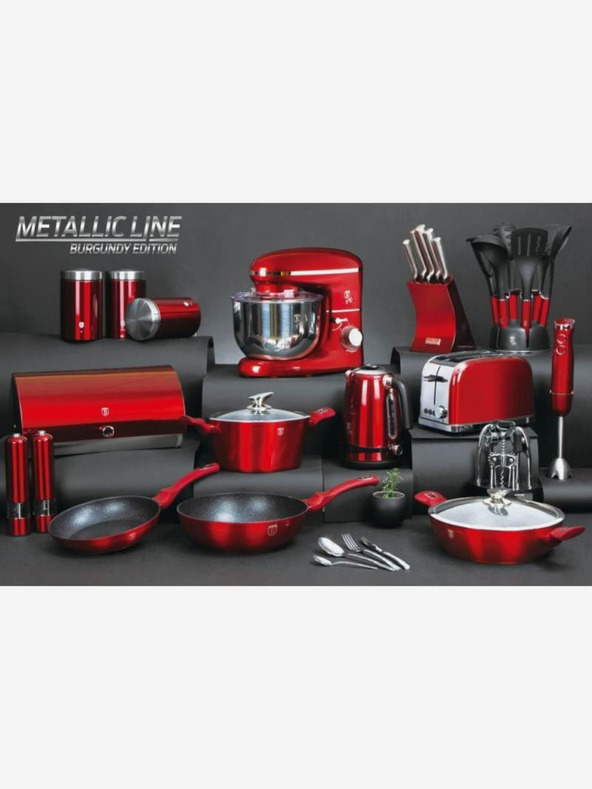 Berlingerhaus Digitális konyhai mérleg 5 kg BERLINGERHAUS Burgundy Metallic Line