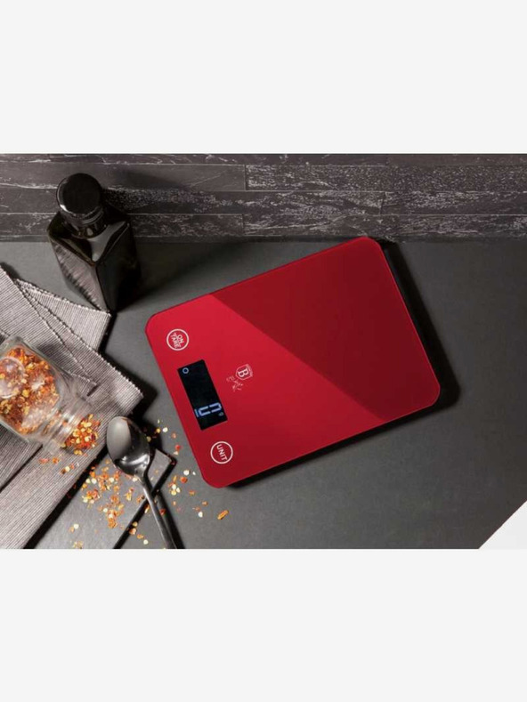 Berlingerhaus Digitális konyhai mérleg 5 kg BERLINGERHAUS Burgundy Metallic Line