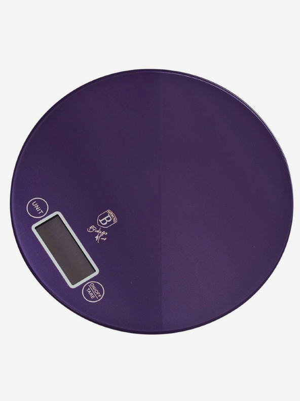 Berlingerhaus Konyhai digitális kerek mérleg 5 kg-os lila Eclipse Collection BERLINGERHAUS
