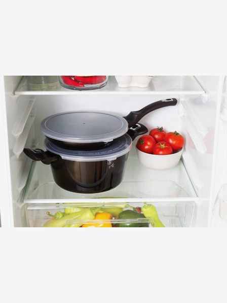 Berlingerhaus Serpenyő márvány felülettel 20 cm Shiny Black Collection 2 fedővel BERLINGERHAUS