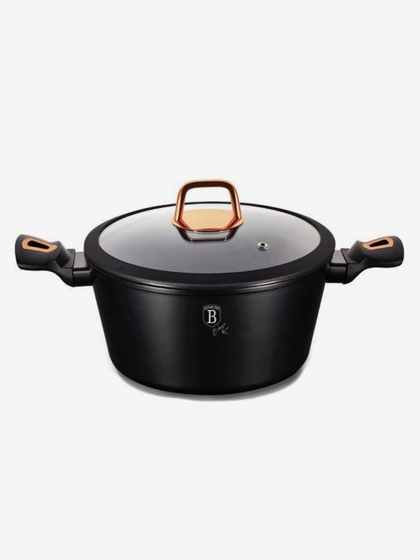 Berlingerhaus Fedeles lábas márványfelülettel 20 cm Black Rose Collection BERLINGERHAUS 20 cm Black Rose Collection BERLINGERHAUS