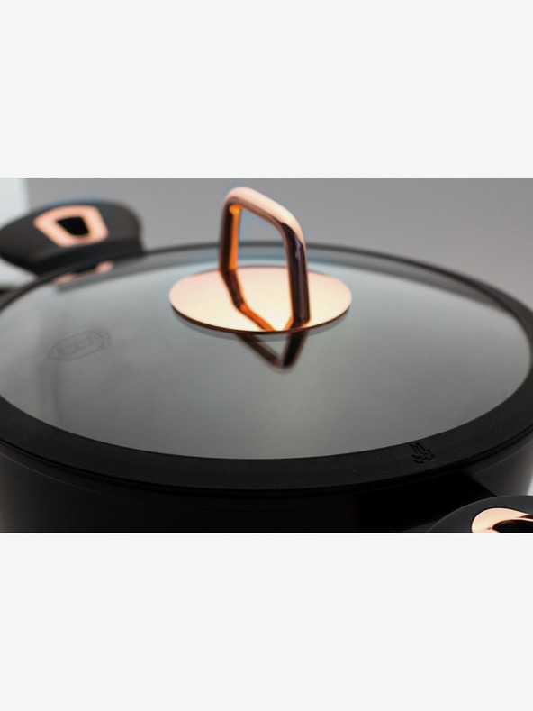 Berlingerhaus Fedeles lábas márványfelülettel 20 cm Black Rose Collection BERLINGERHAUS 20 cm Black Rose Collection BERLINGERHAUS