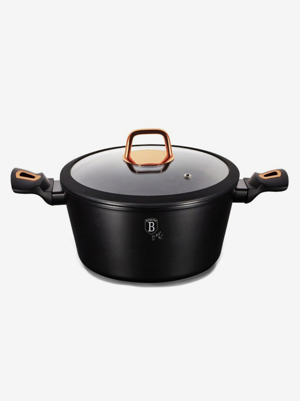 Berlingerhaus Wok serpenyő márvány felülettel BERLINGERHAUS Black Rose Collection (28 cm)