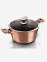 Berlingerhaus Serpenyő márvány felülettel és fedővel 28 cm Rosegold Metallic Line BERLINGERHAUS
