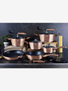 Berlingerhaus Serpenyő márvány felülettel és fedővel 28 cm Rosegold Metallic Line BERLINGERHAUS