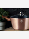 Berlingerhaus Serpenyő márvány felülettel és fedővel 28 cm Rosegold Metallic Line BERLINGERHAUS