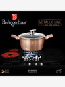 Berlingerhaus Serpenyő márvány felülettel és fedővel 28 cm Rosegold Metallic Line BERLINGERHAUS