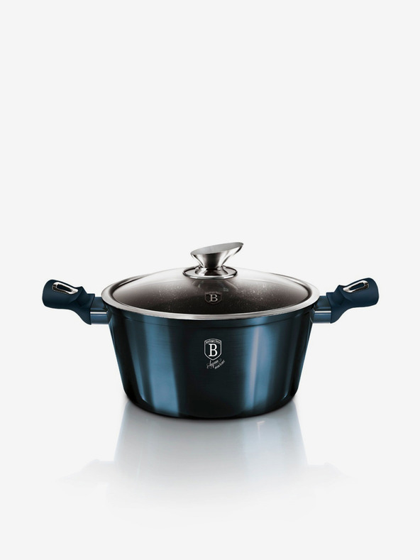 Berlingerhaus 13 darabos készlet Aquamarine Metallic Line BERLINGERHAUS edények márványozott felülettel